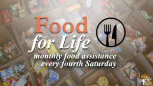 This is a picture of food boxes from Life Church at South Mountain Food For Life Food Ministries