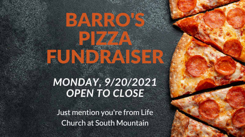 This is the poster used for the LSM Barros fundraiser for Life Student Ministries at Life Church at South Mountain